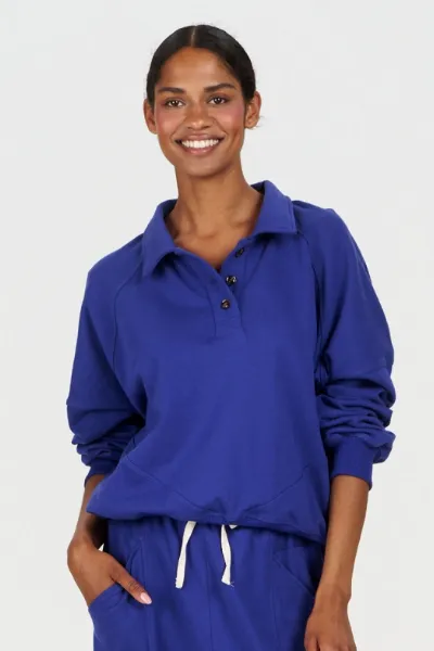 KOMODO KOMODO Damen vegan Sweatshirt Teppiche Blau