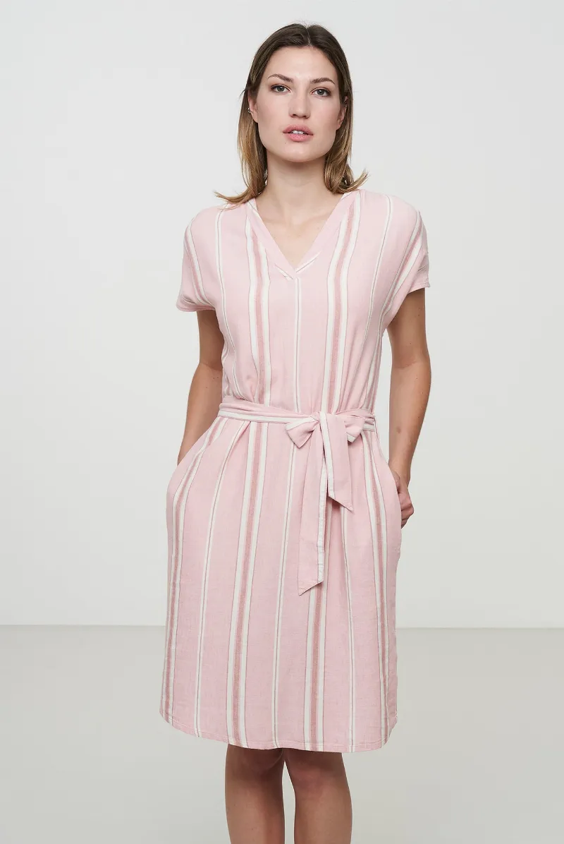 recolution Gestreiftes Kleid aus ECOVERO™