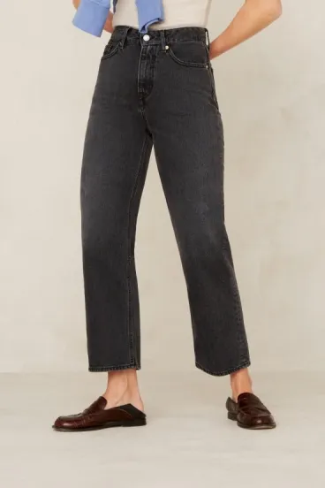 Kings Of Indigo Kings of Indigo Damen vegan Jeans Liora Washed Holo Grau