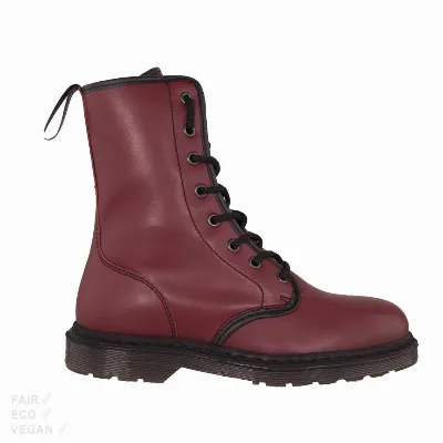 Shoezuu Vegan Shoezuu 8 Eye Micro Winter Edition cherry
