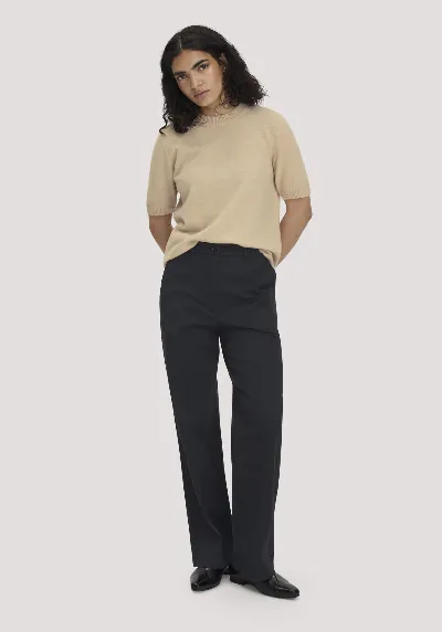 hessnatur hessnatur Damen Hose Straight Leg Relaxed aus TENCEL™ Lyocell mit Bio-Baumwolle