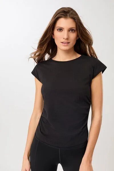 mandala Mandala Side Ruffled Top
