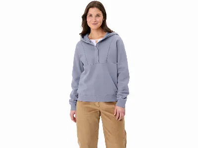 Vaude VAUDE Damen-Hoodie 'Manukau IV' mit Druckknopfleiste, dark iris,