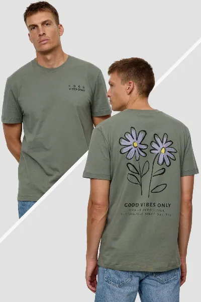 recolution T-Shirt Agave Good Vibes Gr&uuml;n
