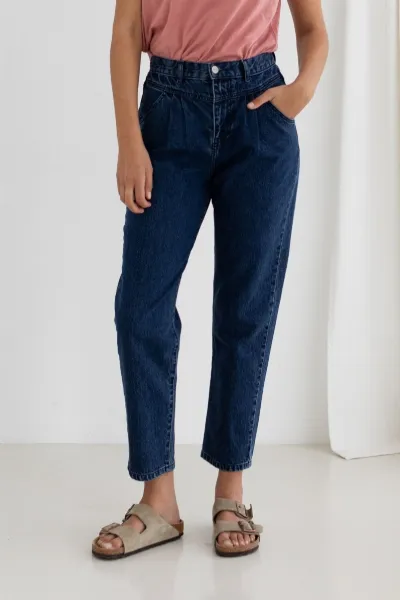 TWOTHIRDS TWOTHIRDS Damen vegan Jeans Kiritibati Mittelblau