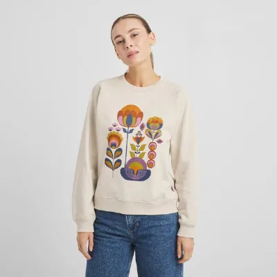 Dedicated DEDICATED Sweatshirt Ystad aus Bio-Baumwolle - Autumn Harvest