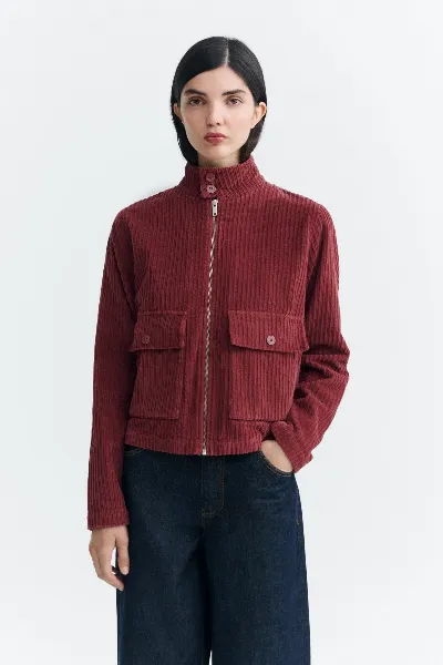 Thinking MU Jacke Delia Corduroy Braun