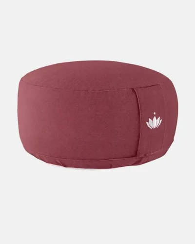 Lotuscrafts Lotuscrafts Meditationskissen Rund Lotus - Sitzhöhe 15cm - GOTS Zertifiziert
