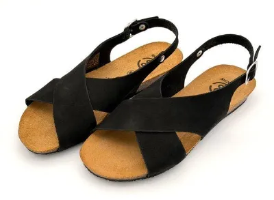 Busche Busche Almeira Slingback Sandale negro