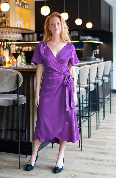 Sophie Stone Sophie Stone Damen vegan Partykleid Lila