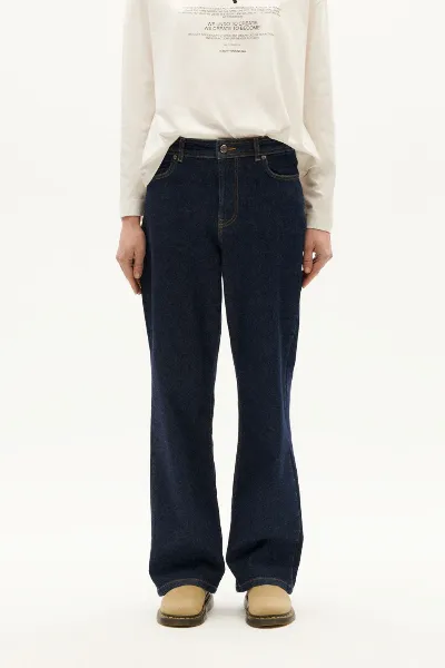 thinking mu Thinking MU Damen vegan Jeans Dark Clean Denim Theresa