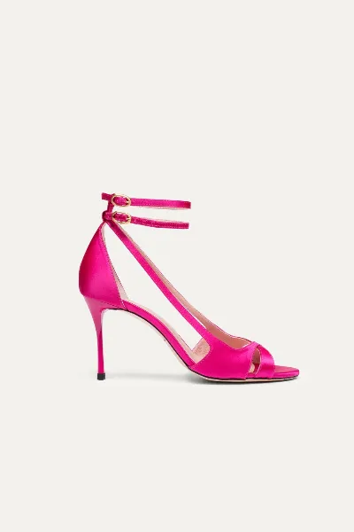 BIKKOU BIKKOU Damen vegan Sandalen Drinks Mit Freunden Fuchsia