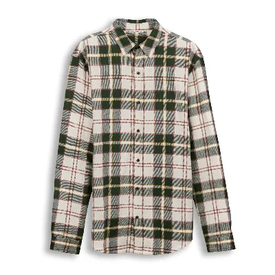 Living Crafts LIVING CRAFTS - Herren Flanellhemd - Grün