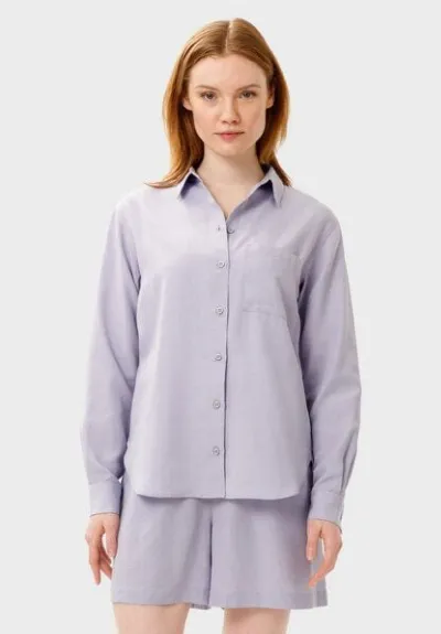 Les Lunes Les Lunes Langarmbluse „Hattie Shirt Loose Fit Linen“