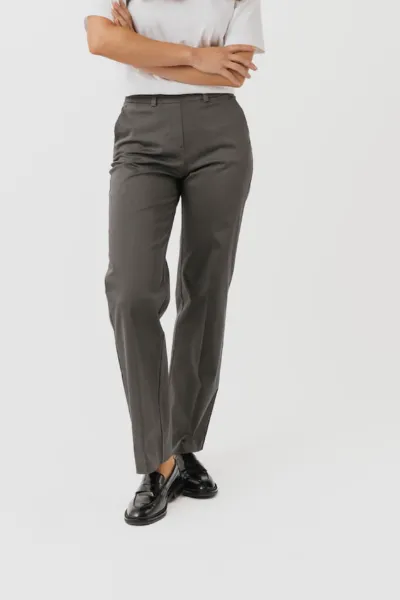 LAURIE LAURIE Damen vegan Hose Phoebe Loose Ml Anthrazit