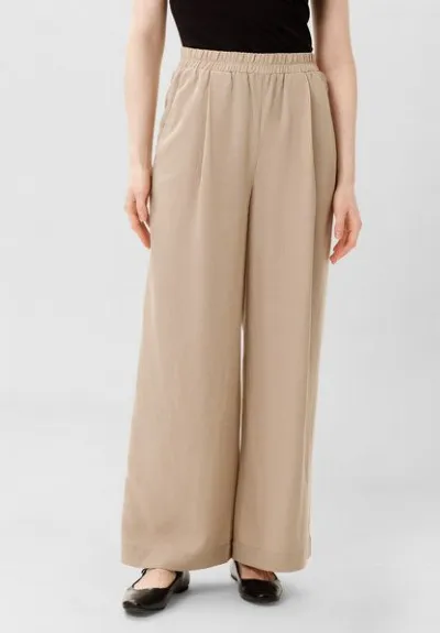 Les Lunes Les Lunes Lange Business Hose „Georgia Wide Leg Pants Linen“