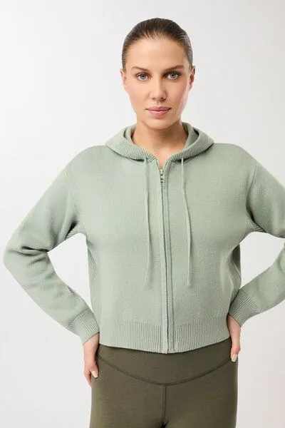mandala Mandala Knitted Hoodie Jacket