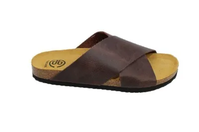 Busche Busche Menorca Fussbett Slipper coffee