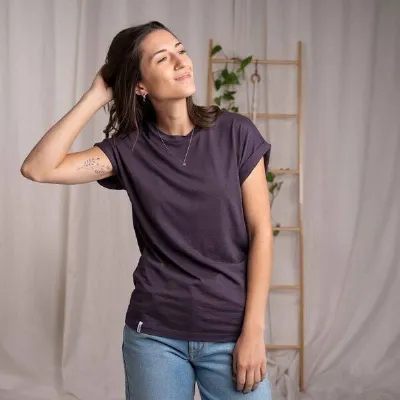 Vresh Clothing Vresh Clothing Vranziska - Kimono T-Shirt mit TENCEL (TM) Lyocell