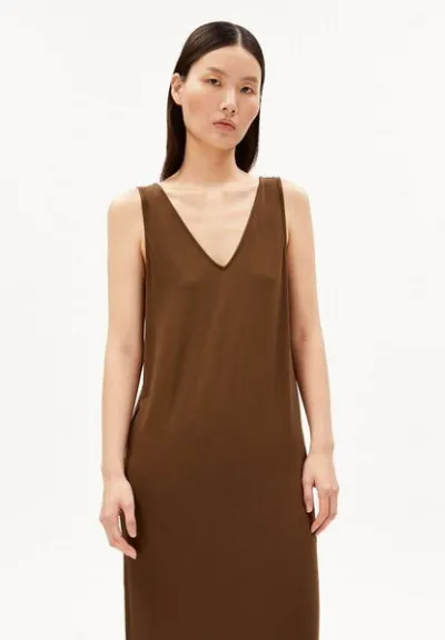 ARMEDANGELS ARMEDANGELS SLEEVELESS Damen Midi Jerseykleid aus LENZING ECOVERO Viskose Mix
