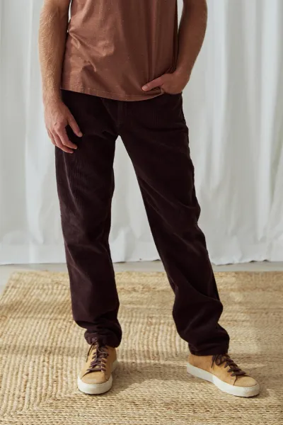TWOTHIRDS TWOTHIRDS Herren vegan Hose Middle Mole Braun