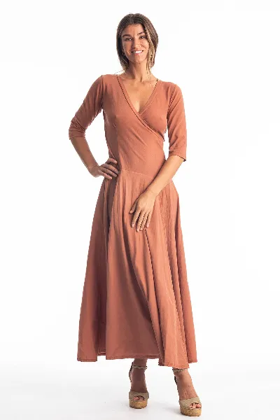 RAVENS VIEW IBIZA RAVENS VIEW IBIZA Damen vegan Kleid Veronika Bronze