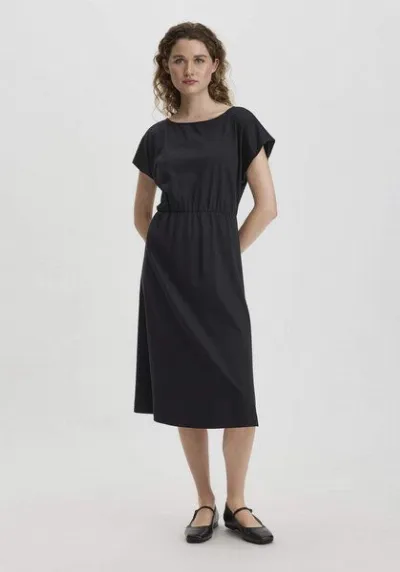 hessnatur hessnatur Jersey Kleid Midi Relaxed aus reiner Bio-Baumwolle