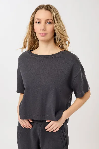mandala MANDALA Damen vegan T-Shirt Boxy In