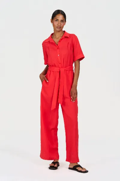 KOMODO KOMODO Damen vegan Jumpsuit Amarie Koralle