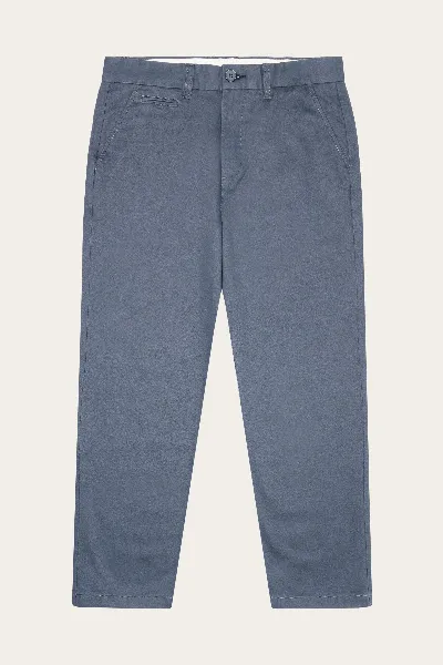 KnowledgeCotton Apparel KnowledgeCotton Apparel Herren vegan Chino-Hose Weit Flint Vintage Indigo