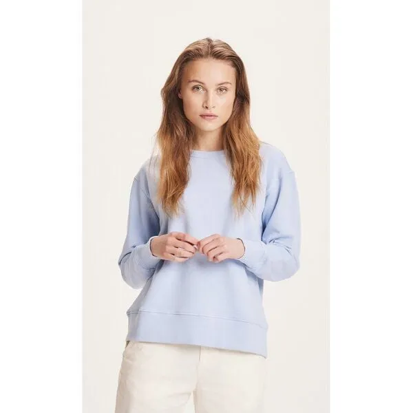 KnowledgeCotton Apparel KnowledgeCotton Apparel Sweatshirt - DAPHNE basic badge sweat - aus Bio-Baumwolle