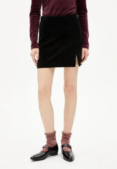 ARMEDANGELS ARMEDANGELS VANJARAA VELVET Damen Jerseyrock aus Bio-Baumwoll Mix