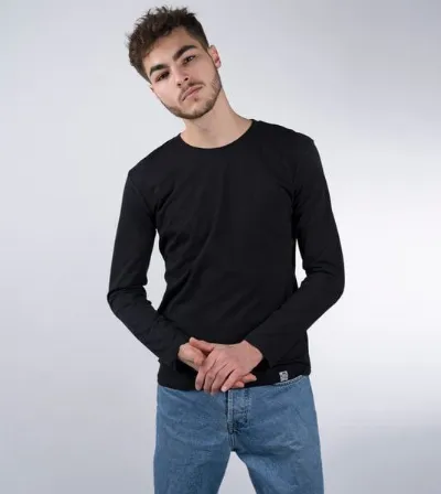 Gary Mash GARY MASH Langarmshirt aus Biobaumwolle