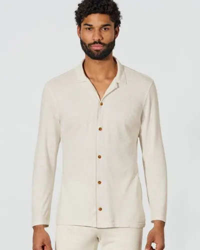 HempAge HempAge Weiches Pyjamahemd Hanf/Biobaumwolle