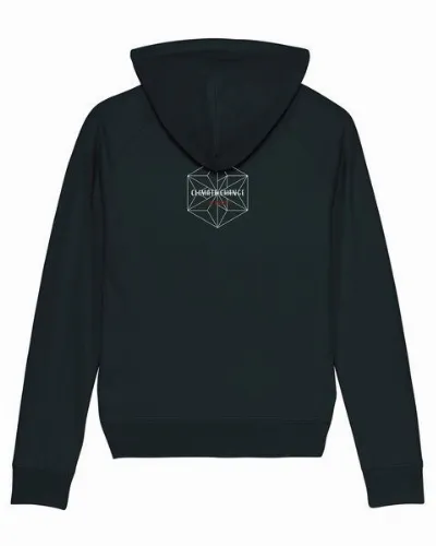 Human Family Human Family Bio Damen Hoodie Trekker - Climate Change is Real in Schwarz