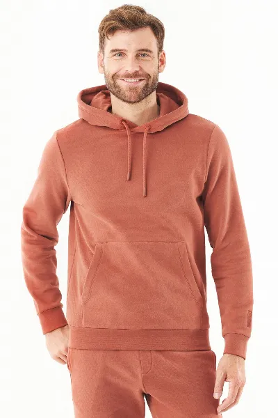 ORGANICATION ORGANICATION Herren vegan Hoodie Hoolden Zimt