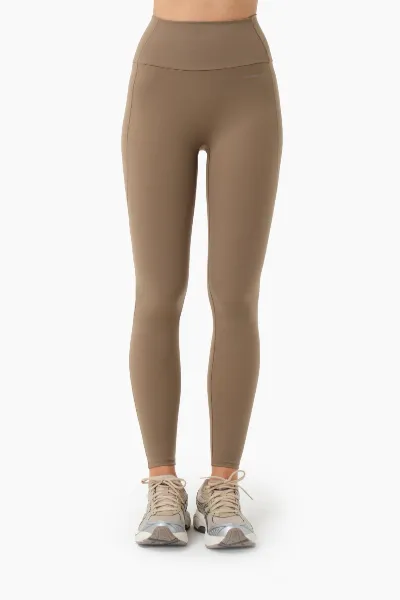 ORGANICATION ORGANICATION Damen vegan Leggings Hohe Taille Linnda Gravel