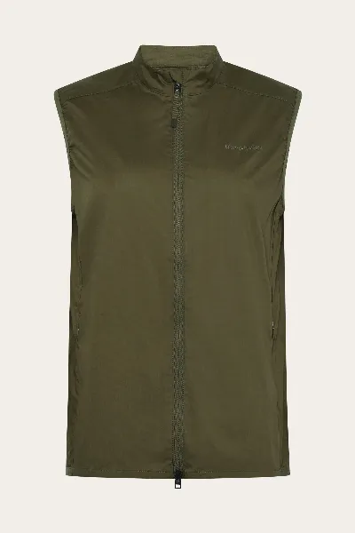 KnowledgeCotton Apparel KnowledgeCotton Apparel Damen vegan Weste Damen Vent Ripstop 90 Burned Olive