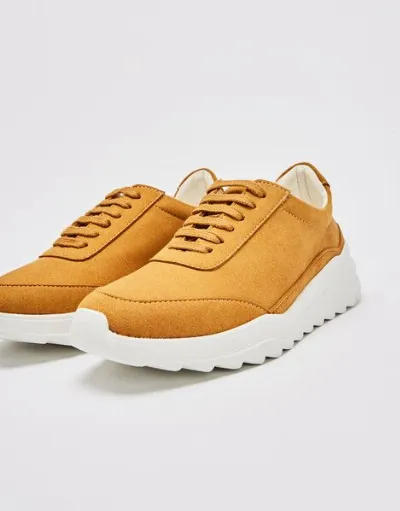 NINE TO FIVE NINE TO FIVE #pedró veganer Sneaker, Herren Runner aus recycelter Mircofaser