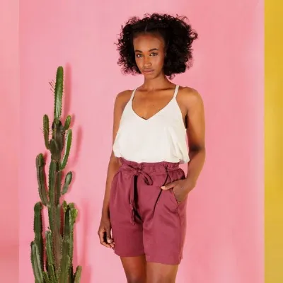 ManduTrap ManduTrap Tencel Shorts Alohma/