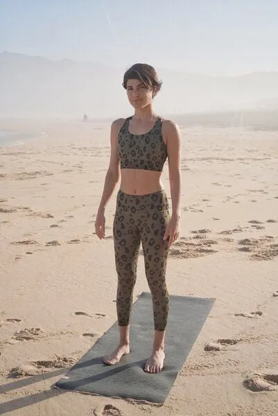 boochen boochen Highwaist Leggings mit Leopard Print