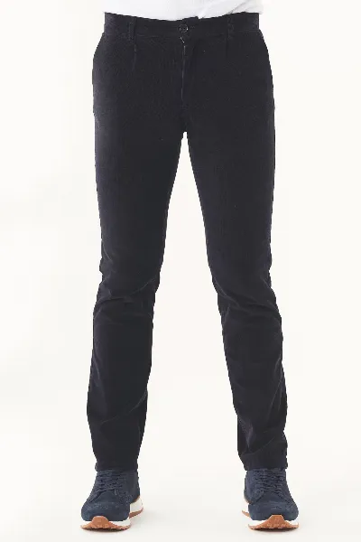 ORGANICATION ORGANICATION Herren vegan Cordhose Regular Dark Navy