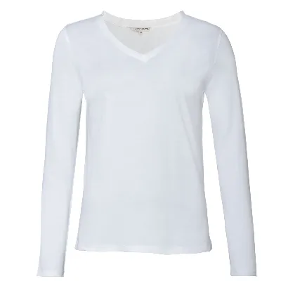 Living Crafts LIVING CRAFTS - Damen Langarm-Shirt - Wei§