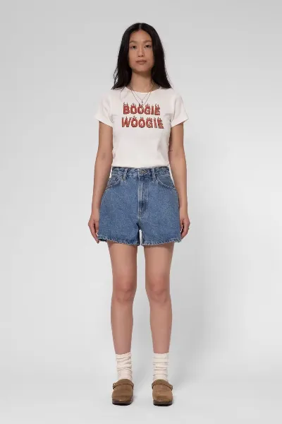 Nudie Jeans Jeansshorts Maeve Casual Wash