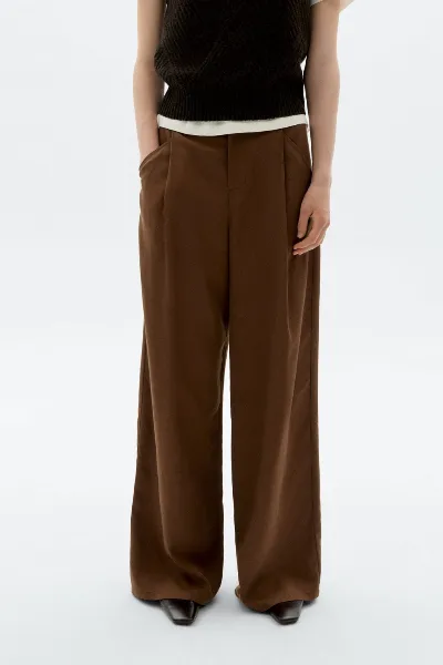 thinking mu Thinking MU Damen vegan Hose Plissee Molly Brown