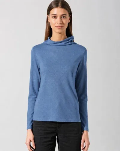 HempAge HempAge Damen Apartes Langarmshirt Hanf/Biobaumwolle