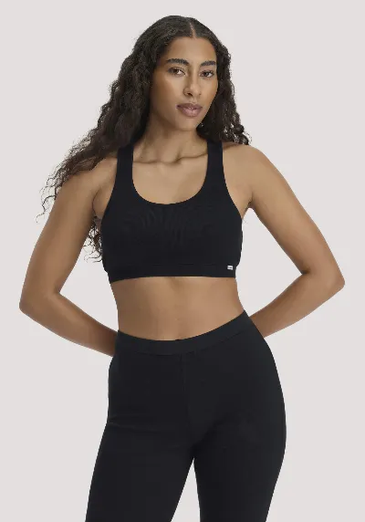 hessnatur hessnatur Damen Bustier Racerback SOFT RIB aus Bio-Baumwolle