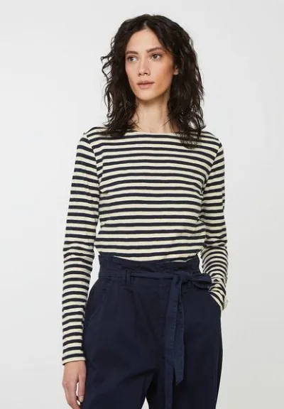 recolution recolution Damen Langarmshirt IRIS STRIPES