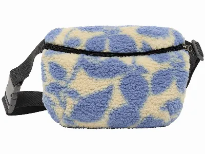 tranquillo tranquillo Bauchtasche Zolii aus Sherpa-Fleece, blue botanics