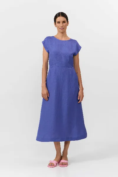 SUITE13LAB SUITE13LAB Damen vegan Kleid Tinto Mittelblau